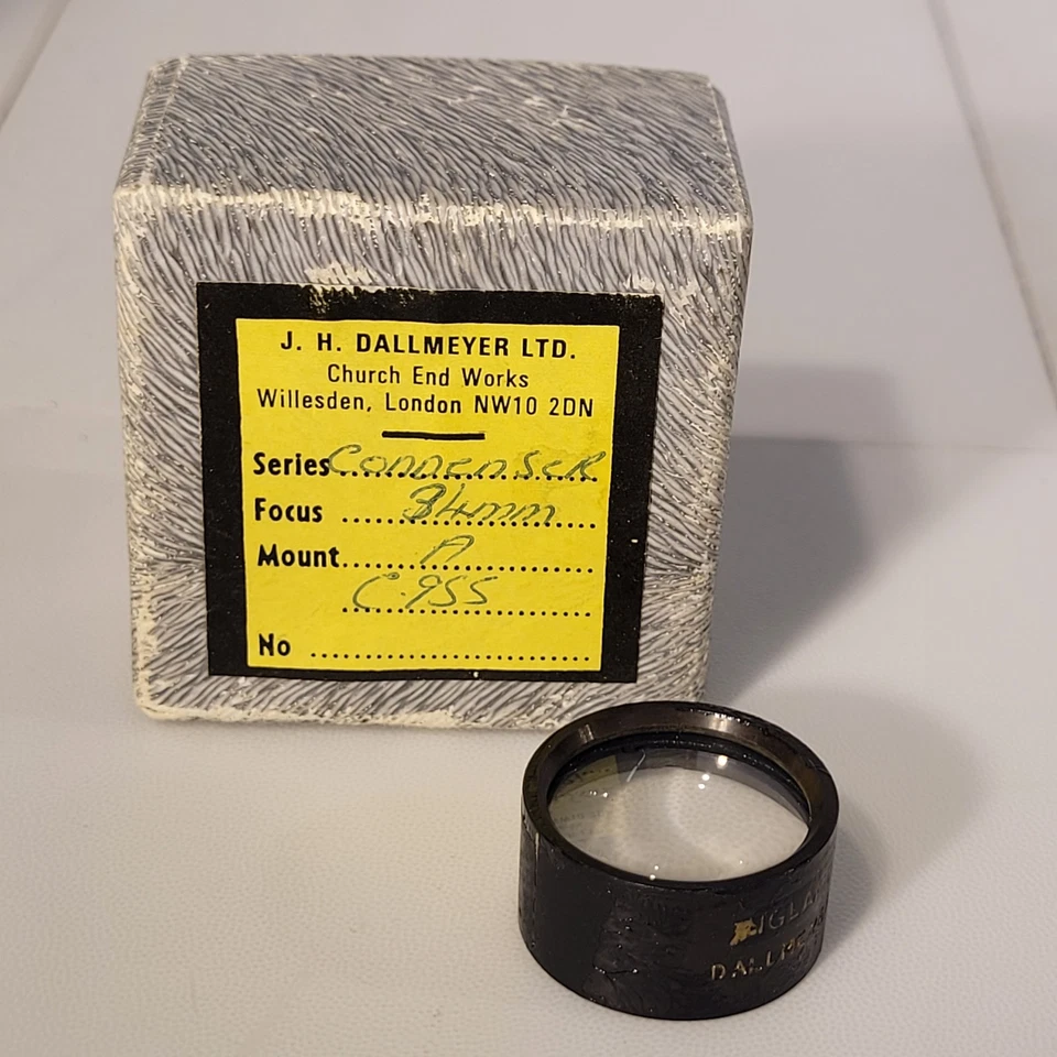 J. H Dallmeyer Condenser Lens Focus 34mm Mount A C 955 - Image 1 of 4