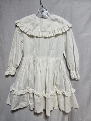 Vintage Girls Dress 5 Handmade Ruffles - Image 1 of 2