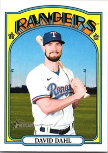 2021 Topps Heritage #710 David Dahl - Picture 1 of 2