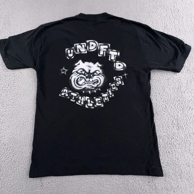 Camisa invicta para hombre grande negra aerógrafo Bulldog atletismo gráfico hecha en EE. UU. Foto 1 de 4
