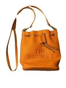 Borsa donna The Bucket Bag borsetta marrone sincronizzata mini bag tracolla regolabile - Foto 1 di 7