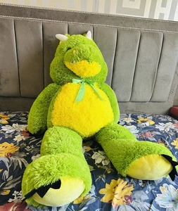 Extra Large/ Jumbo Soft Toy, Green Dragon, 135 Cm Tall. Excellent Condition - Picture 1 of 5