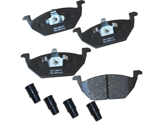 Juego de pastillas de freno Bendix 75531DPMJ para Volkswagen Beetle 1998-1999, 2001, 2005-2010 Foto 1 de 2