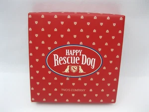 Happy Dog Rescue Keychain & Dog Tag Two's Company Set Pet Pets Dogs Puppy New - Picture 1 of 7