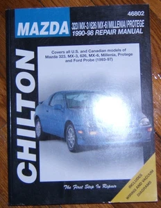 Chilton's Mazda 323/MX-3/626/MX-6/Millenia/Protege 1990-98 Repair Manual - Picture 1 of 1