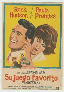 ¿Deporte favorito del hombre? (1964) - Heraldo de la Película Española - Rock Hudson - Imagen 1 de 2