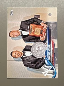 2018 Topps Serie 2 - Entrega de premios - Giancarlo Stanton y Aaron Judge - Tarjeta # 389 - Imagen 1 de 2