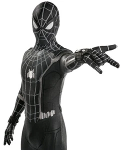 Black Spider-Man Homecoming Cosplay Costume Spiderman Jumpsuit For Adult & Kids - Picture 1 of 8