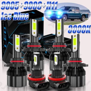 For Colorado 2004- 2008 BLUE LED Headlight High Low Fog Light Bulbs*6 - Picture 1 of 19