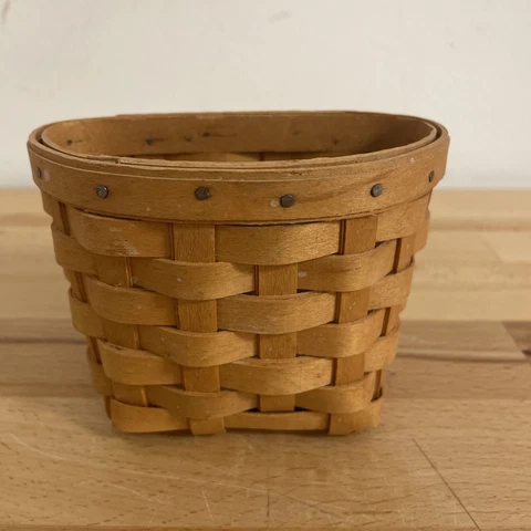 Longaberger 2000 Oregano Booking Basket And Protector Cover