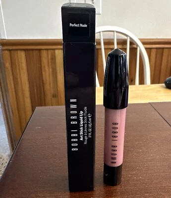 Bobbi Brown Art Stick Liquid Lip PERFECT NUDE Stick .17fl oz FULL SIZE BNIB - Image 1 of 4