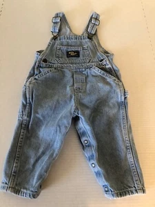 Osh Kosh BGosh Light Wash Overall Vestbak Baby 18M EUC - Bild 1 von 10