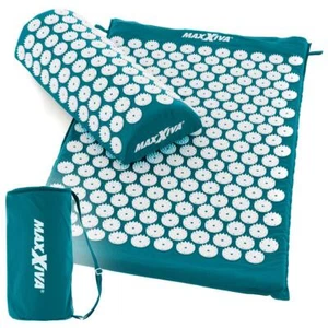 MAXXIVA Akupressurmatte Set 75x42 cm mit Kissen inkl. Tragetasche Petrol Yantra - Bild 1 von 7