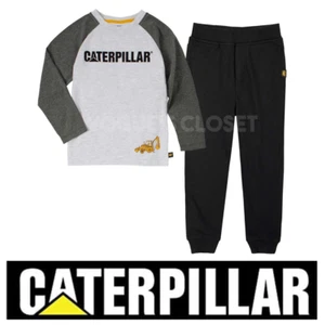 NEW! Caterpillar Kids' 2-piece Set Long sleeve Top and Terry Fleece Jogger - Picture 1 of 7