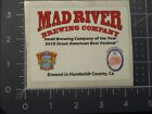 MAD RIVER BREWING California slammin salmon STICKER decal craft beer brewery