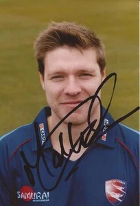 KENT SPITFIRES & ENGLAND: MATT COLES SIGNED 6x4 PORTRAIT PHOTO+COA - Picture 1 of 1