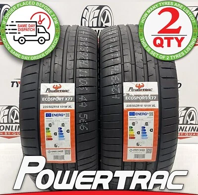 2 X 235 50 18 POWERTRAC ECOSPORT 235/50R18 101W XL BRAND NEW C & B TYRES 2355018 - Image 1 of 4