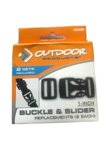 Outdoor Products Buckle & Slider 1" 2 Sets Per Box CAR100WM-000 - Picture 1 of 2