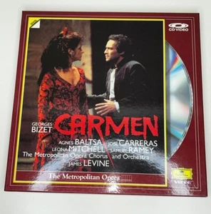 Carmen The Metropolitan Opera CD Video Agnes Baltsa Georges Bizet Laserdisc - Picture 1 of 7
