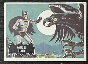 1966 Topps Batman Black Bat Card # 52 Winged Giant (VG/EX) - Picture 1 of 2