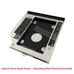 2nd HDD SSD Hard Drive Caddy bay for Lenovo 310-14 110-14 ISK IKB with Faceplate - Afbeelding 1 van 8