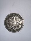 1875-D German Empire One Mark (1) Germany Silver Coin