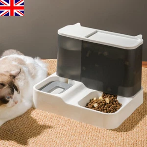 2 in 1 Automatic Dog Feeder Water Dispenser Plastic Gravity Pet Food and Water - Picture 1 of 19