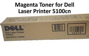 Magenta Toner for Dell Laser Printer 5100cn - Picture 1 of 4