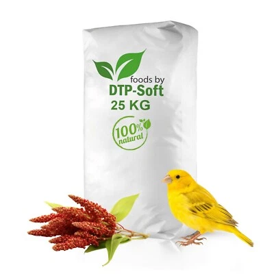 25kg Sorghum Körner Vogelfutter Papageien Kanaren Hühner Vogel Futter 25 kg - Bild 1 von 4