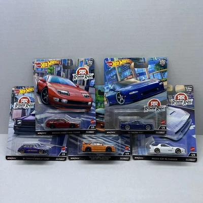 Hot Wheels Car Culture 2023 "Ronin Run" Set Rx7 STI 300ZX Toyota Scarlet Nissan - Image 1 of 4