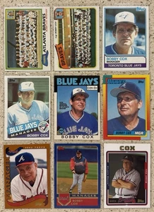 ⚾️HOF Bobby Cox 9 Karten Lot (1980-2004) - Bild 1 von 2