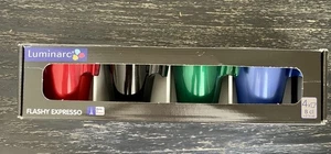 Luminarc Juego de 4 Llamativas Tazas Espresso 8cl - Nuevas en Caja Original - Imagen 1 de 6