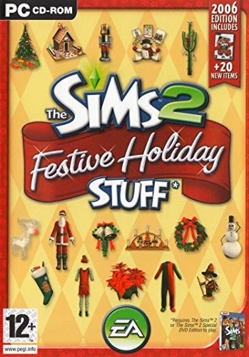 The Sims 2: Festive Holiday Stuff (PC CD) - Image 1 of 1