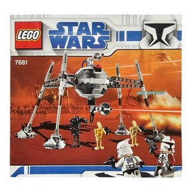 LEGO Star Wars #7681 Separatist Spider Droid INSTRUCTION MANUAL BOOKLET ONLY