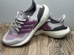 Adidas UltraBoost 21 eislila Damen Sportschuhe Größe 8 - Bild 1 von 9