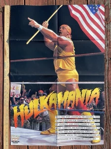Hulk Hogan 1991 Poster Hulkamania Rare WWF WWE Champion - Picture 1 of 18