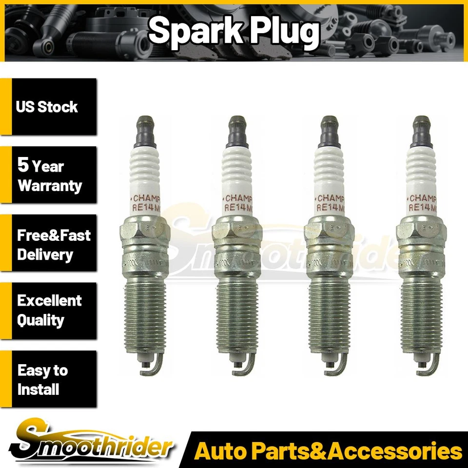 Bujía Champion 4 piezas para Dodge Neon 2003 2004 2005 Foto 1 de 4