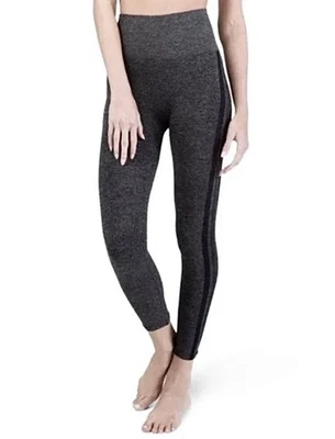 *NUEVO* Leggings Spanx Assets Rojo Caliente Etiqueta Forma XL Gris/Negro tiro alto Foto 1 de 4