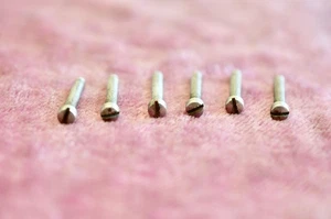 Vintage 1959 Gibson PAF vernickelt Pole Piece Schrauben Les Paul Burst Goldtop - Bild 1 von 7