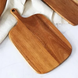 Cutting Board Wooden Beech Hanging Pizza Bread Fruit Sushi Kitchen Board Creative Tool - Picture 1 of 4