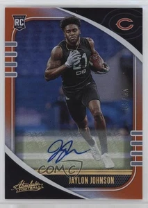 Absolute Signatures Orange Spectrum 2020/50 Jaylon Johnson #153 Rookie Auto RC - Imagen 1 de 3