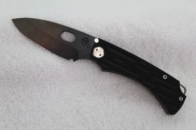 Cuchillo y herramienta Medford Colonial G, hoja Vulcan D2, mango de llama G10/Ti! RARO! USA Foto 1 de 4