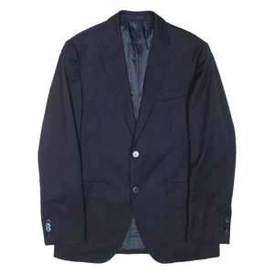BOGGI Mens Blazer Jacket Blue Wool L - Picture 1 of 6
