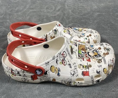 Zueco Crocs Peanuts para hombre 10 mujeres 12 edición limitada Charlie Brown Snoopy dijes Foto 1 de 4