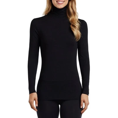 Women's Softwear with Stretch Long Sleeve Turtle Neck Top – Ideal for Layerin... - Image 1 of 3