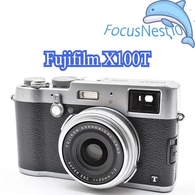 Fujifilm X100T Digital Camera 1080p HD Video Recording  Built-in Wi-Fi & Flash - Image 1 of 4