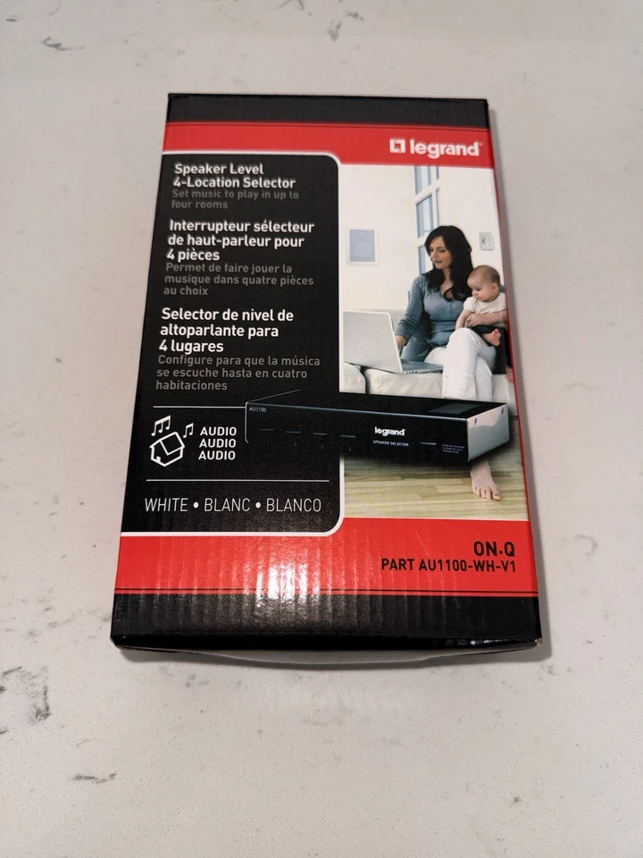 Bloque de distribución de señal de 4 altavoces Legrand Speaker Distribution Foto 1 de 4