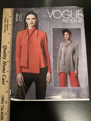 Vogue Pattern V1727 Misses 16-24 Asymmetrical Blouse Top  Uncut FREE SHIPPING - Image 1 of 2