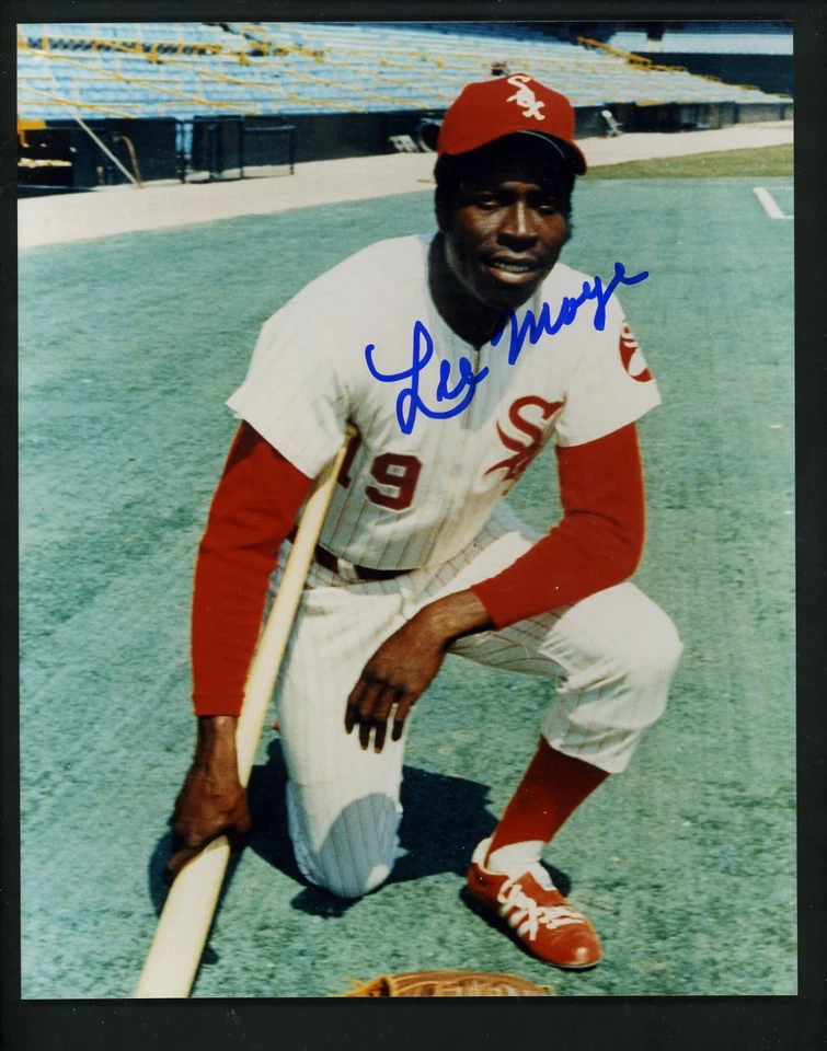 Фотография с автографом Ли Мэй 8x10 аутентификация JSA Chicago White Sox ДОСТАВКА БЕСПЛАТНАЯ - Изображение 1 из 2