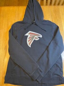 Atlanta Falcons Jacket L Black  Mens NFL Pro Line Fanatics Hoodie Used Large #23